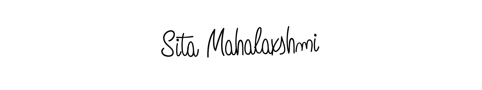 How to Draw Sita Mahalaxshmi signature style? Angelique-Rose-font-FFP is a latest design signature styles for name Sita Mahalaxshmi. Sita Mahalaxshmi signature style 5 images and pictures png