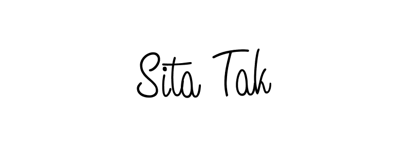 It looks lik you need a new signature style for name Sita Tak. Design unique handwritten (Angelique-Rose-font-FFP) signature with our free signature maker in just a few clicks. Sita Tak signature style 5 images and pictures png