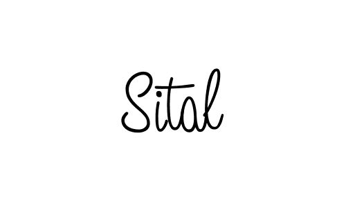 You should practise on your own different ways (Angelique-Rose-font-FFP) to write your name (Sital) in signature. don't let someone else do it for you. Sital signature style 5 images and pictures png