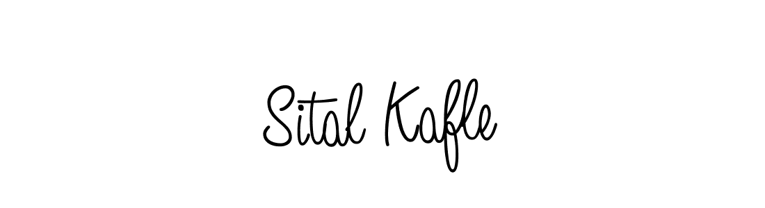 Sital Kafle stylish signature style. Best Handwritten Sign (Angelique-Rose-font-FFP) for my name. Handwritten Signature Collection Ideas for my name Sital Kafle. Sital Kafle signature style 5 images and pictures png