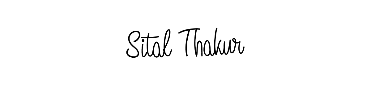 Sital Thakur stylish signature style. Best Handwritten Sign (Angelique-Rose-font-FFP) for my name. Handwritten Signature Collection Ideas for my name Sital Thakur. Sital Thakur signature style 5 images and pictures png