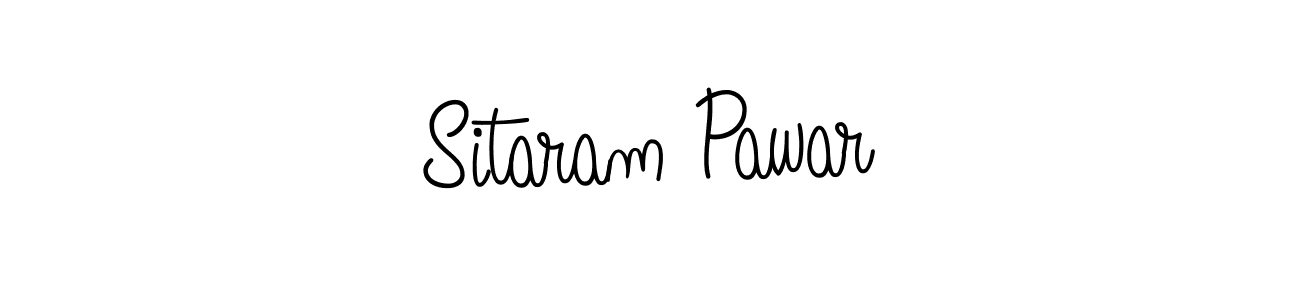 How to make Sitaram Pawar name signature. Use Angelique-Rose-font-FFP style for creating short signs online. This is the latest handwritten sign. Sitaram Pawar signature style 5 images and pictures png