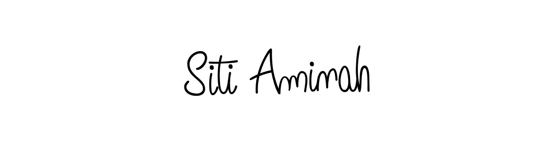 Also You can easily find your signature by using the search form. We will create Siti Aminah name handwritten signature images for you free of cost using Angelique-Rose-font-FFP sign style. Siti Aminah signature style 5 images and pictures png
