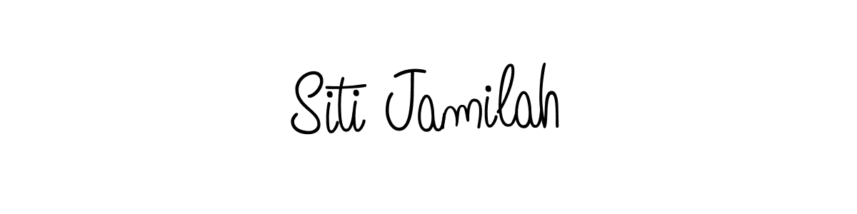 It looks lik you need a new signature style for name Siti Jamilah. Design unique handwritten (Angelique-Rose-font-FFP) signature with our free signature maker in just a few clicks. Siti Jamilah signature style 5 images and pictures png