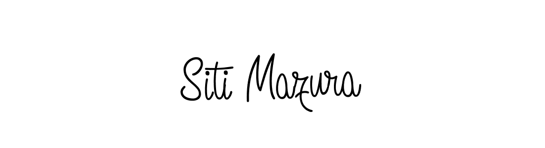 Also we have Siti Mazura name is the best signature style. Create professional handwritten signature collection using Angelique-Rose-font-FFP autograph style. Siti Mazura signature style 5 images and pictures png