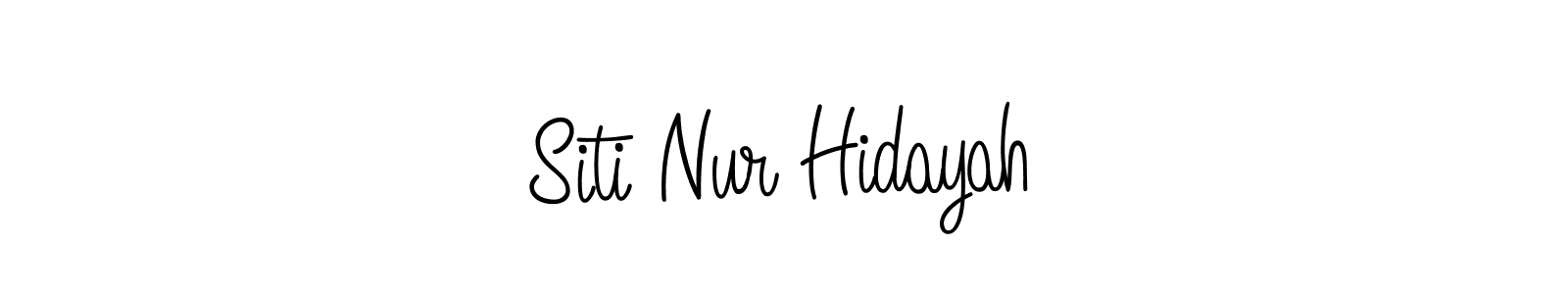 How to make Siti Nur Hidayah signature? Angelique-Rose-font-FFP is a professional autograph style. Create handwritten signature for Siti Nur Hidayah name. Siti Nur Hidayah signature style 5 images and pictures png