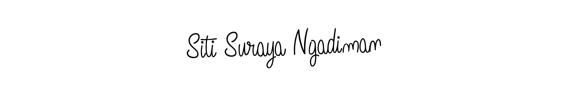 Also we have Siti Suraya Ngadiman name is the best signature style. Create professional handwritten signature collection using Angelique-Rose-font-FFP autograph style. Siti Suraya Ngadiman signature style 5 images and pictures png