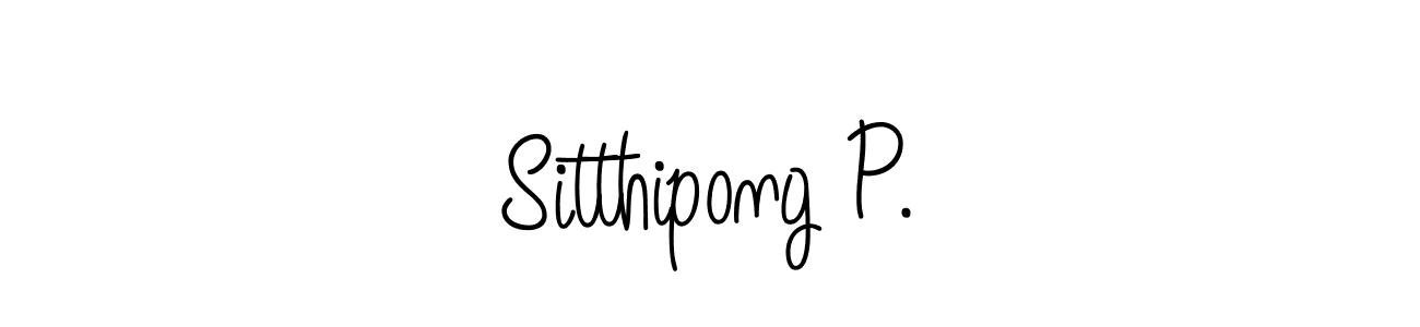 How to make Sitthipong P. name signature. Use Angelique-Rose-font-FFP style for creating short signs online. This is the latest handwritten sign. Sitthipong P. signature style 5 images and pictures png