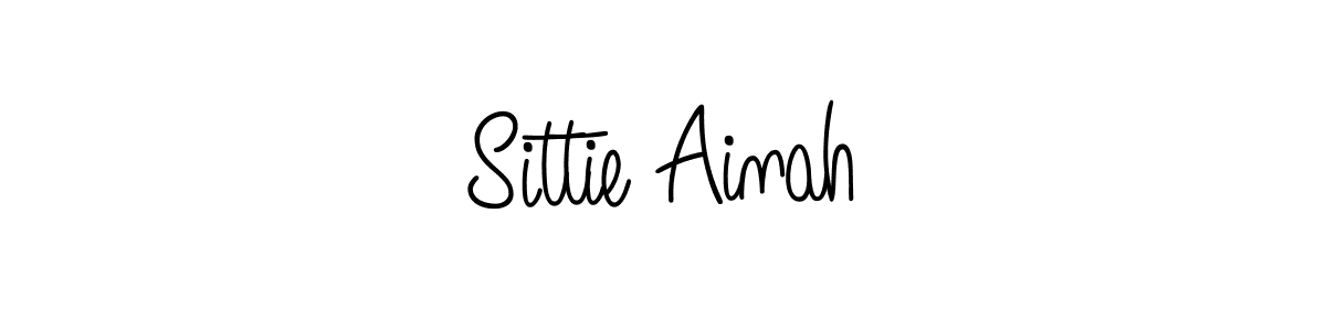 Sittie Ainah stylish signature style. Best Handwritten Sign (Angelique-Rose-font-FFP) for my name. Handwritten Signature Collection Ideas for my name Sittie Ainah. Sittie Ainah signature style 5 images and pictures png