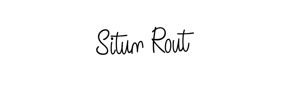 Situn Rout stylish signature style. Best Handwritten Sign (Angelique-Rose-font-FFP) for my name. Handwritten Signature Collection Ideas for my name Situn Rout. Situn Rout signature style 5 images and pictures png