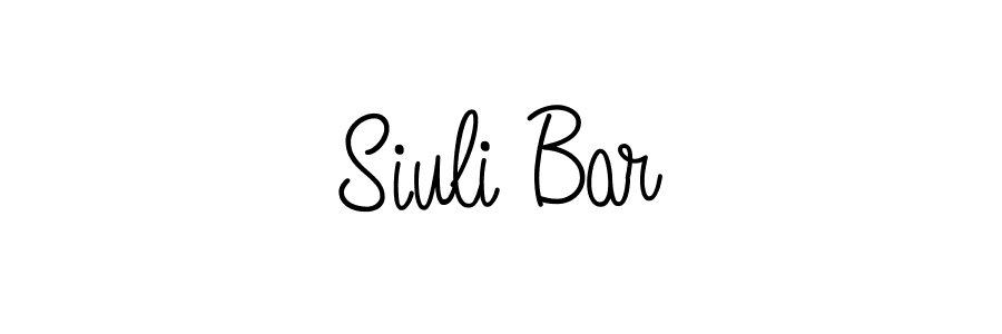Make a short Siuli Bar signature style. Manage your documents anywhere anytime using Angelique-Rose-font-FFP. Create and add eSignatures, submit forms, share and send files easily. Siuli Bar signature style 5 images and pictures png