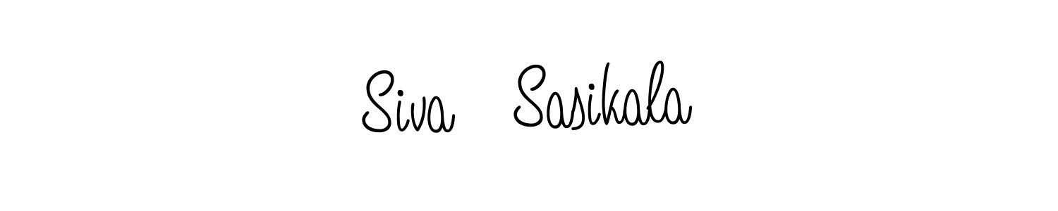How to make Siva   Sasikala signature? Angelique-Rose-font-FFP is a professional autograph style. Create handwritten signature for Siva   Sasikala name. Siva   Sasikala signature style 5 images and pictures png
