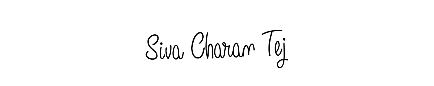 Check out images of Autograph of Siva Charan Tej name. Actor Siva Charan Tej Signature Style. Angelique-Rose-font-FFP is a professional sign style online. Siva Charan Tej signature style 5 images and pictures png