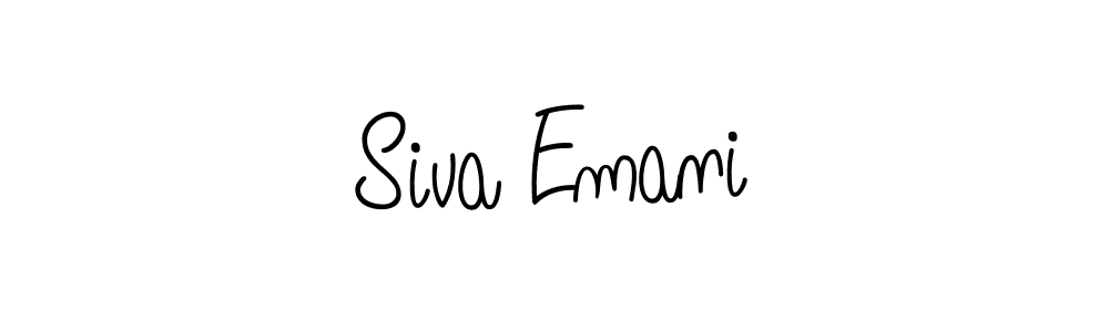 How to Draw Siva Emani signature style? Angelique-Rose-font-FFP is a latest design signature styles for name Siva Emani. Siva Emani signature style 5 images and pictures png