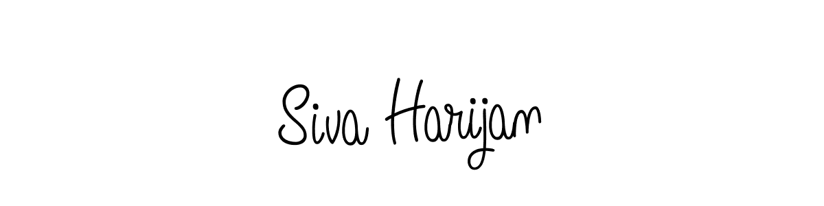 Design your own signature with our free online signature maker. With this signature software, you can create a handwritten (Angelique-Rose-font-FFP) signature for name Siva Harijan. Siva Harijan signature style 5 images and pictures png