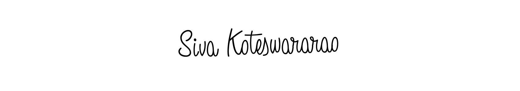 You should practise on your own different ways (Angelique-Rose-font-FFP) to write your name (Siva Koteswararao) in signature. don't let someone else do it for you. Siva Koteswararao signature style 5 images and pictures png