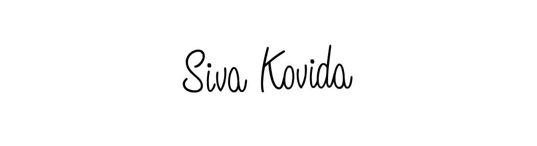 You can use this online signature creator to create a handwritten signature for the name Siva Kovida. This is the best online autograph maker. Siva Kovida signature style 5 images and pictures png