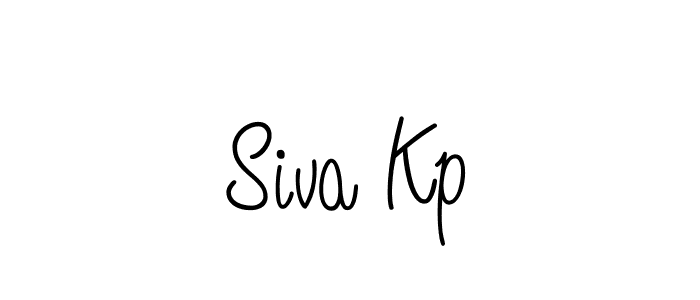 Design your own signature with our free online signature maker. With this signature software, you can create a handwritten (Angelique-Rose-font-FFP) signature for name Siva Kp. Siva Kp signature style 5 images and pictures png