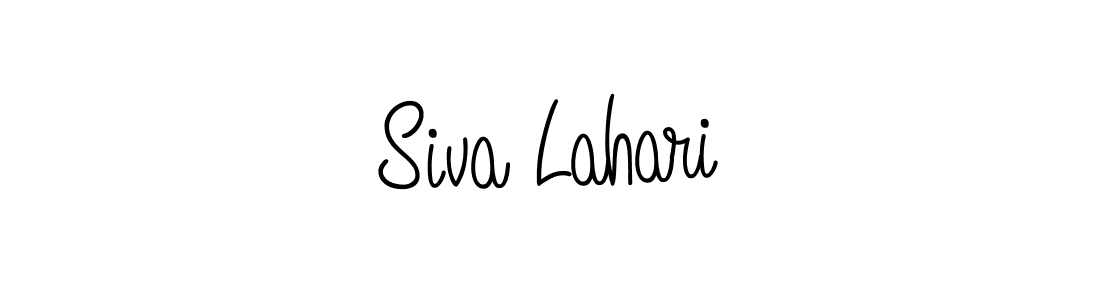 Use a signature maker to create a handwritten signature online. With this signature software, you can design (Angelique-Rose-font-FFP) your own signature for name Siva Lahari. Siva Lahari signature style 5 images and pictures png