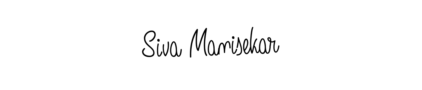 How to Draw Siva Manisekar signature style? Angelique-Rose-font-FFP is a latest design signature styles for name Siva Manisekar. Siva Manisekar signature style 5 images and pictures png