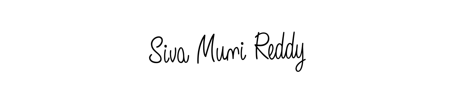 Also we have Siva Muni Reddy name is the best signature style. Create professional handwritten signature collection using Angelique-Rose-font-FFP autograph style. Siva Muni Reddy signature style 5 images and pictures png