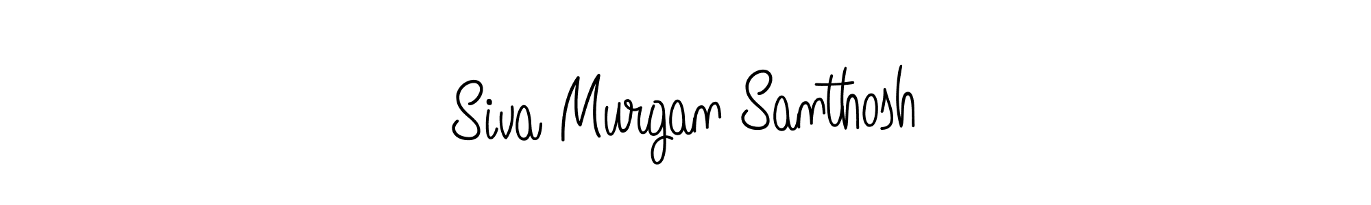 Make a beautiful signature design for name Siva Murgan Santhosh. With this signature (Angelique-Rose-font-FFP) style, you can create a handwritten signature for free. Siva Murgan Santhosh signature style 5 images and pictures png