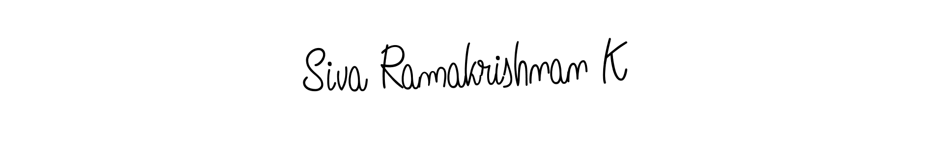 Similarly Angelique-Rose-font-FFP is the best handwritten signature design. Signature creator online .You can use it as an online autograph creator for name Siva Ramakrishnan K. Siva Ramakrishnan K signature style 5 images and pictures png