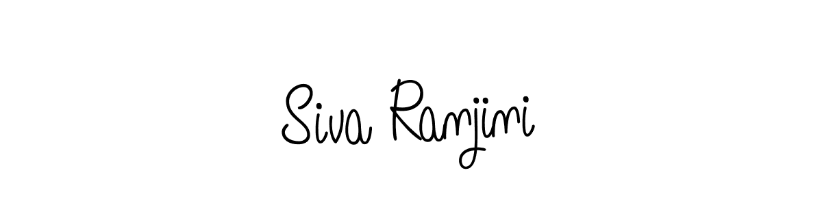 Siva Ranjini stylish signature style. Best Handwritten Sign (Angelique-Rose-font-FFP) for my name. Handwritten Signature Collection Ideas for my name Siva Ranjini. Siva Ranjini signature style 5 images and pictures png