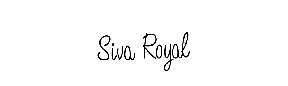 Use a signature maker to create a handwritten signature online. With this signature software, you can design (Angelique-Rose-font-FFP) your own signature for name Siva Royal. Siva Royal signature style 5 images and pictures png