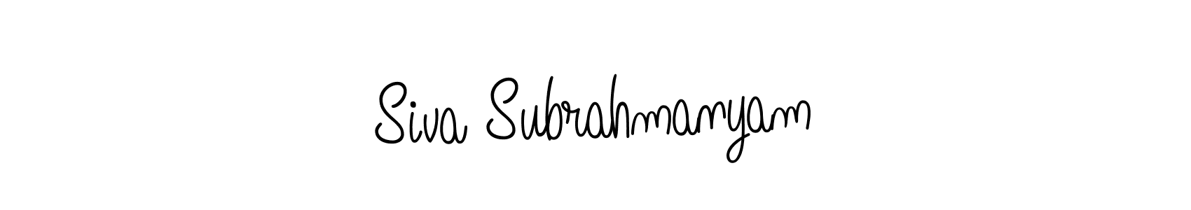 Make a beautiful signature design for name Siva Subrahmanyam. Use this online signature maker to create a handwritten signature for free. Siva Subrahmanyam signature style 5 images and pictures png