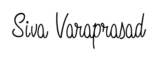 A classic penmanship look for Siva Varaprasad. The Angelique-Rose-font-FFP font brings timeless elegance and confidence to every signed document. Siva Varaprasad signature style 5 images and pictures png