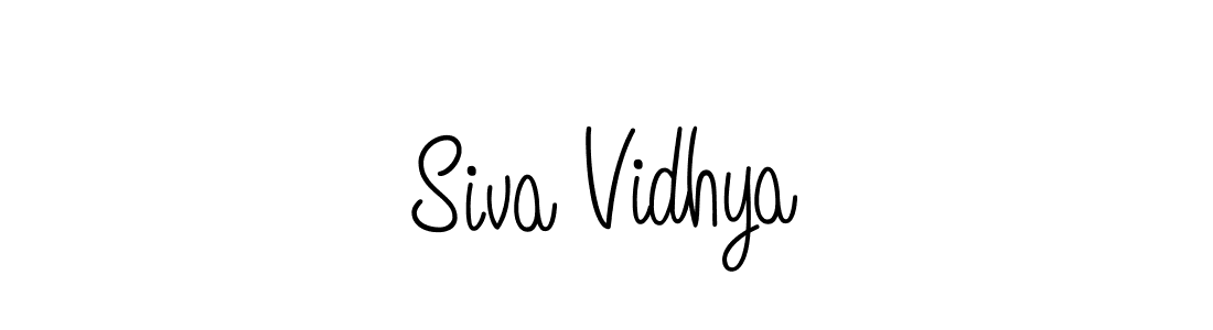 How to make Siva Vidhya signature? Angelique-Rose-font-FFP is a professional autograph style. Create handwritten signature for Siva Vidhya name. Siva Vidhya signature style 5 images and pictures png