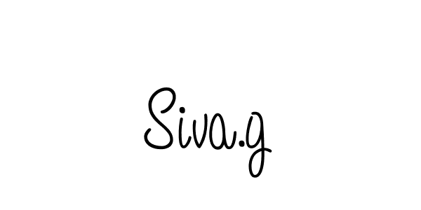 Siva.g stylish signature style. Best Handwritten Sign (Angelique-Rose-font-FFP) for my name. Handwritten Signature Collection Ideas for my name Siva.g. Siva.g signature style 5 images and pictures png