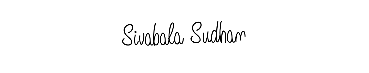 Also we have Sivabala Sudhan name is the best signature style. Create professional handwritten signature collection using Angelique-Rose-font-FFP autograph style. Sivabala Sudhan signature style 5 images and pictures png