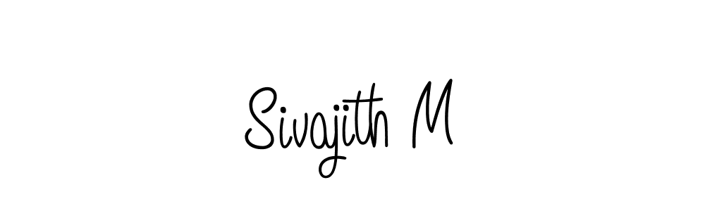 How to Draw Sivajith M signature style? Angelique-Rose-font-FFP is a latest design signature styles for name Sivajith M. Sivajith M signature style 5 images and pictures png