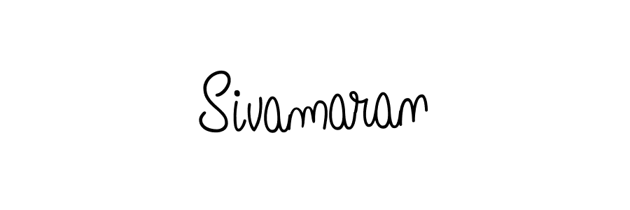 You should practise on your own different ways (Angelique-Rose-font-FFP) to write your name (Sivamaran) in signature. don't let someone else do it for you. Sivamaran signature style 5 images and pictures png