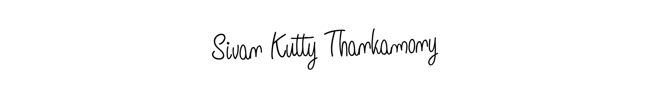 Create a beautiful signature design for name Sivan Kutty Thankamony. With this signature (Angelique-Rose-font-FFP) fonts, you can make a handwritten signature for free. Sivan Kutty Thankamony signature style 5 images and pictures png