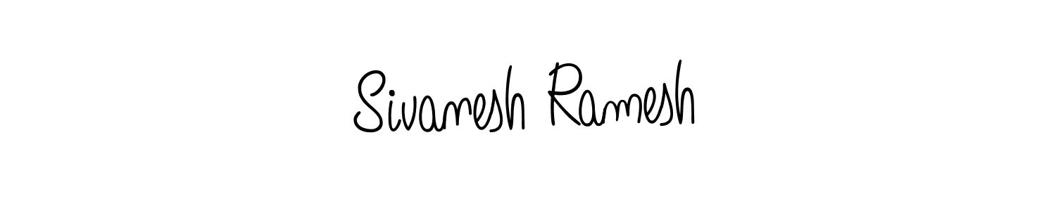 How to make Sivanesh Ramesh signature? Angelique-Rose-font-FFP is a professional autograph style. Create handwritten signature for Sivanesh Ramesh name. Sivanesh Ramesh signature style 5 images and pictures png