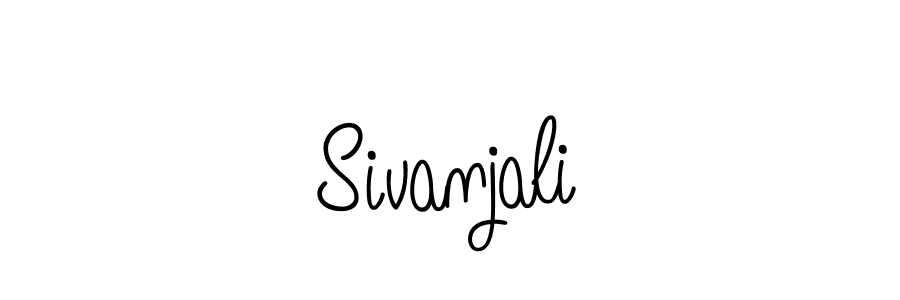Make a beautiful signature design for name Sivanjali. With this signature (Angelique-Rose-font-FFP) style, you can create a handwritten signature for free. Sivanjali signature style 5 images and pictures png