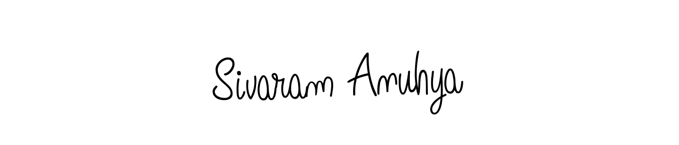 How to Draw Sivaram Anuhya signature style? Angelique-Rose-font-FFP is a latest design signature styles for name Sivaram Anuhya. Sivaram Anuhya signature style 5 images and pictures png