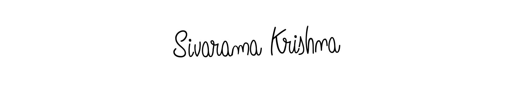 How to make Sivarama Krishna  signature? Angelique-Rose-font-FFP is a professional autograph style. Create handwritten signature for Sivarama Krishna  name. Sivarama Krishna  signature style 5 images and pictures png