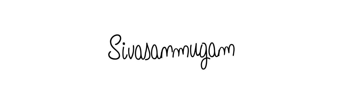 You should practise on your own different ways (Angelique-Rose-font-FFP) to write your name (Sivasanmugam) in signature. don't let someone else do it for you. Sivasanmugam signature style 5 images and pictures png