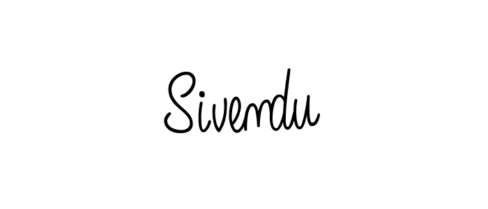 Design your own signature with our free online signature maker. With this signature software, you can create a handwritten (Angelique-Rose-font-FFP) signature for name Sivendu. Sivendu signature style 5 images and pictures png