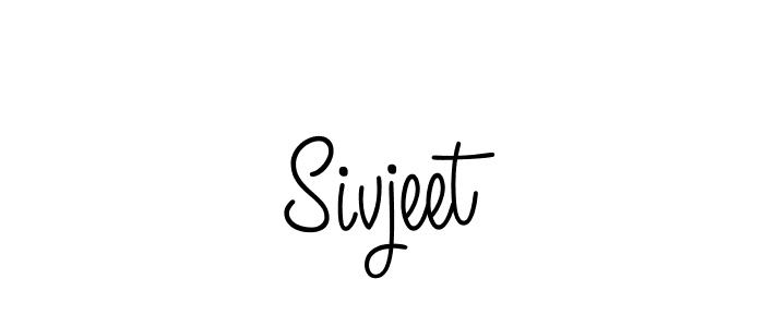 Design your own signature with our free online signature maker. With this signature software, you can create a handwritten (Angelique-Rose-font-FFP) signature for name Sivjeet. Sivjeet signature style 5 images and pictures png