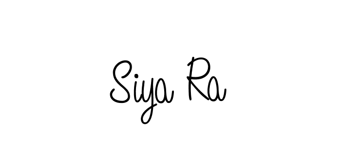 Once you've used our free online signature maker to create your best signature Angelique-Rose-font-FFP style, it's time to enjoy all of the benefits that Siya Ra name signing documents. Siya Ra signature style 5 images and pictures png