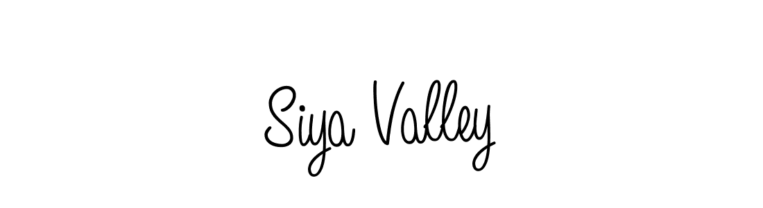 Siya Valley stylish signature style. Best Handwritten Sign (Angelique-Rose-font-FFP) for my name. Handwritten Signature Collection Ideas for my name Siya Valley. Siya Valley signature style 5 images and pictures png