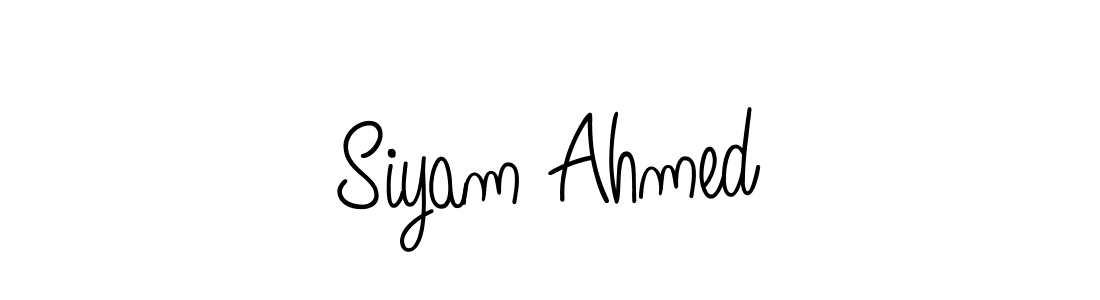 Make a beautiful signature design for name Siyam Ahmed. Use this online signature maker to create a handwritten signature for free. Siyam Ahmed signature style 5 images and pictures png