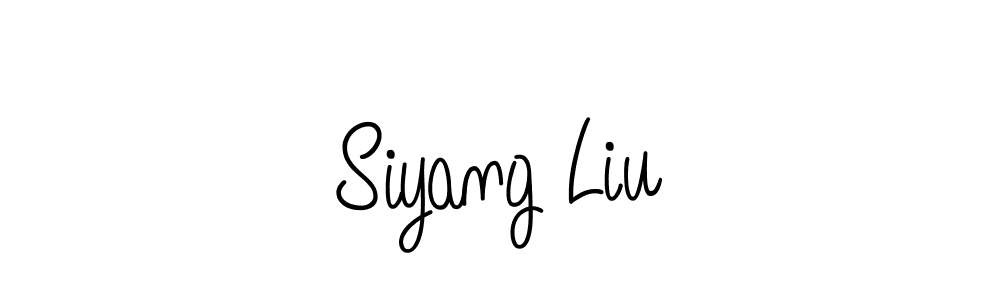 It looks lik you need a new signature style for name Siyang Liu. Design unique handwritten (Angelique-Rose-font-FFP) signature with our free signature maker in just a few clicks. Siyang Liu signature style 5 images and pictures png