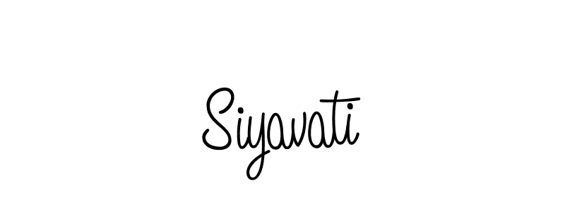 You should practise on your own different ways (Angelique-Rose-font-FFP) to write your name (Siyavati) in signature. don't let someone else do it for you. Siyavati signature style 5 images and pictures png