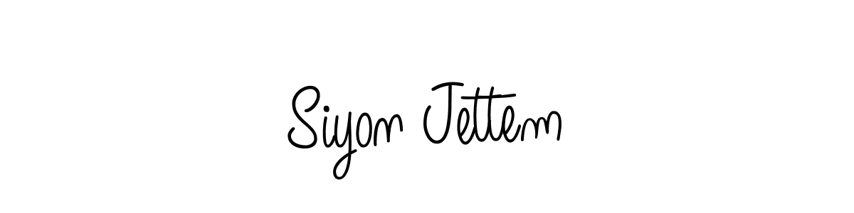 Best and Professional Signature Style for Siyon Jettem. Angelique-Rose-font-FFP Best Signature Style Collection. Siyon Jettem signature style 5 images and pictures png